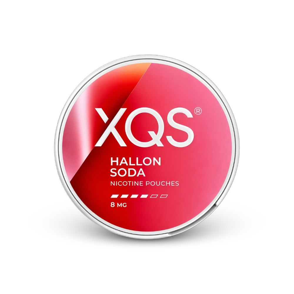 XQS Hallonsoda Strong – dóza nikotínových vrecúšok