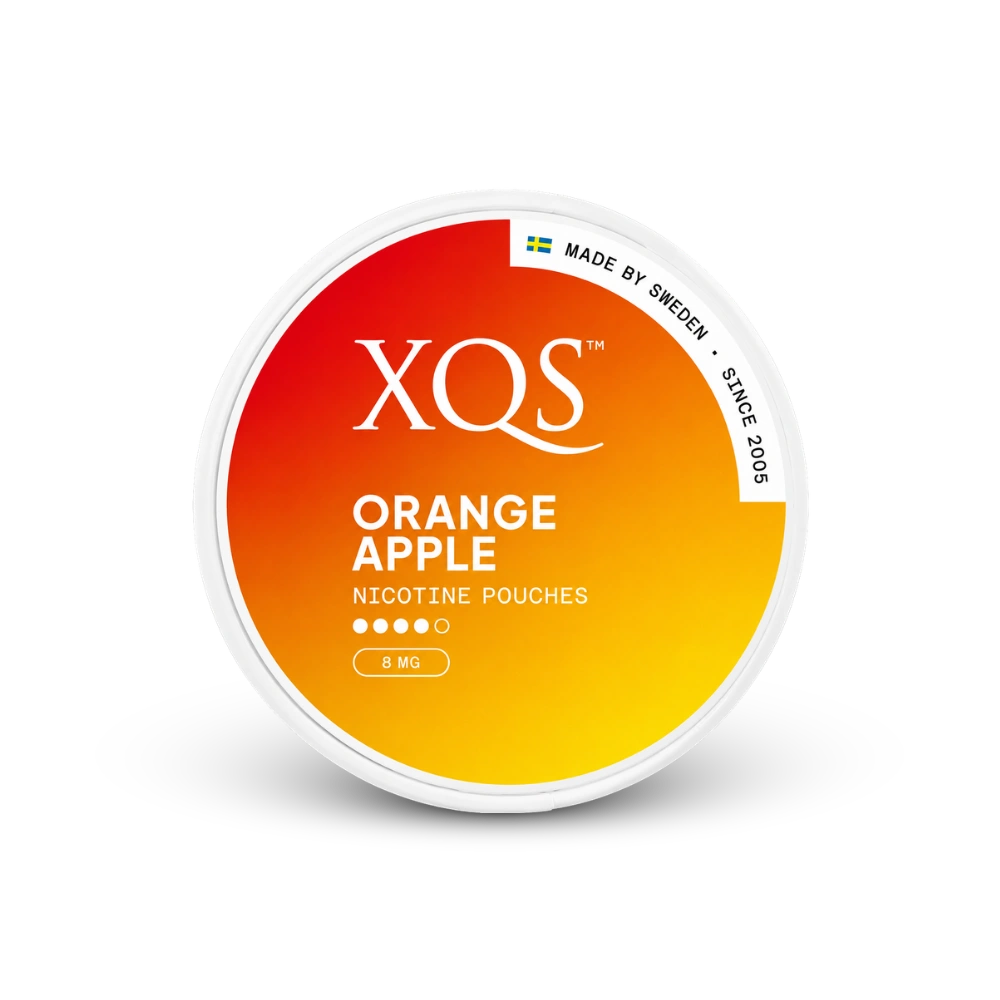 XQS Orange Apple Slim Strong – dóza nikotínových vrecúšok