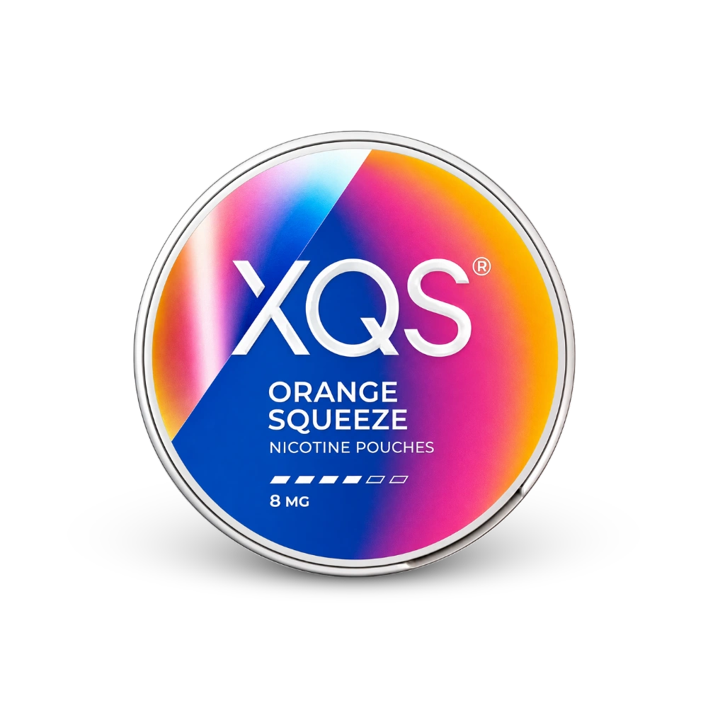 XQS Orange Squeeze Slim Strong – dóza nikotínových vrecúšok