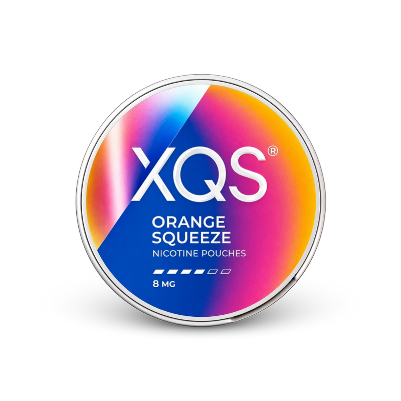 XQS Orange Squeeze Slim Strong – dóza nikotínových vrecúšok