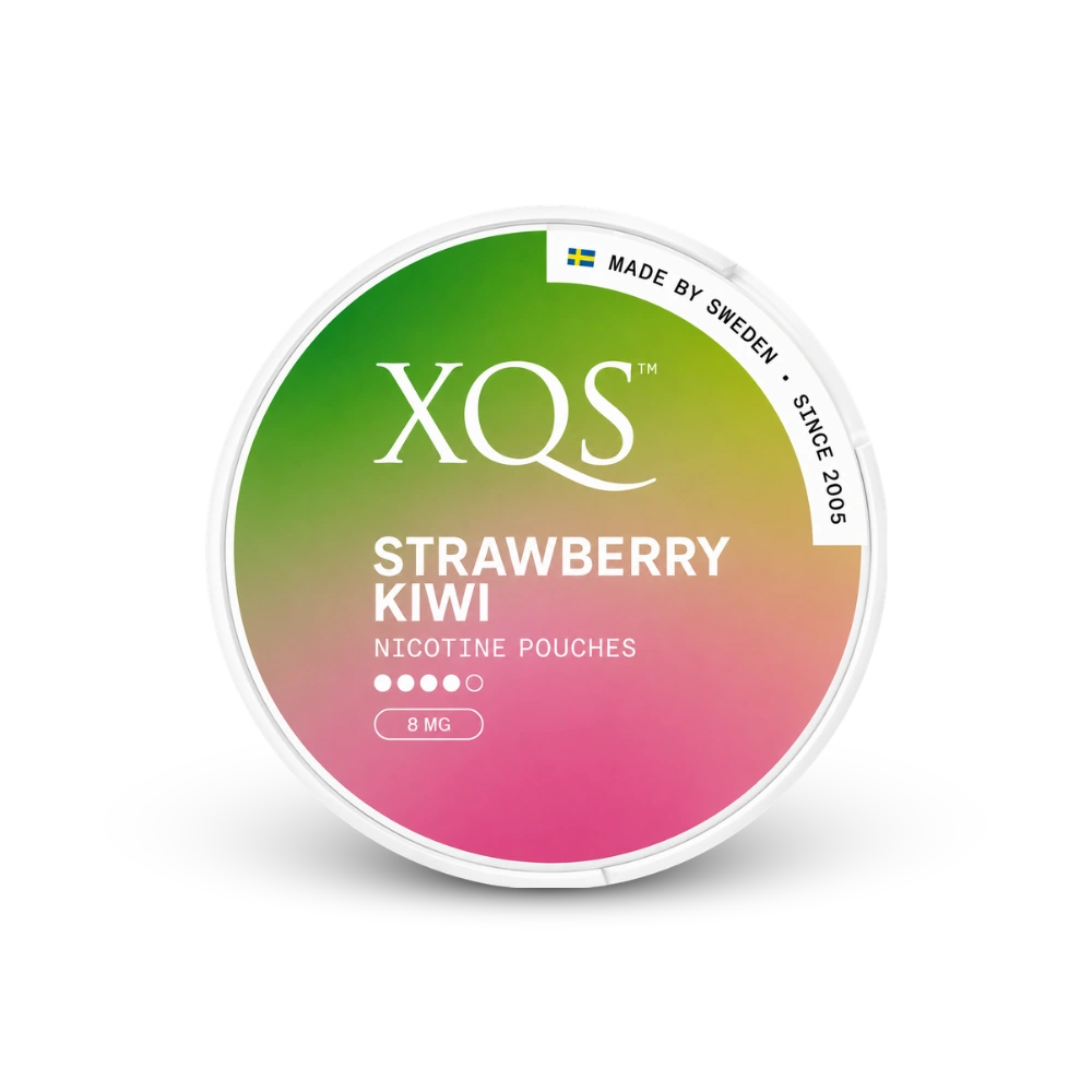 XQS Strawberry Kiwi Strong – dóza nikotínových vrecúšok