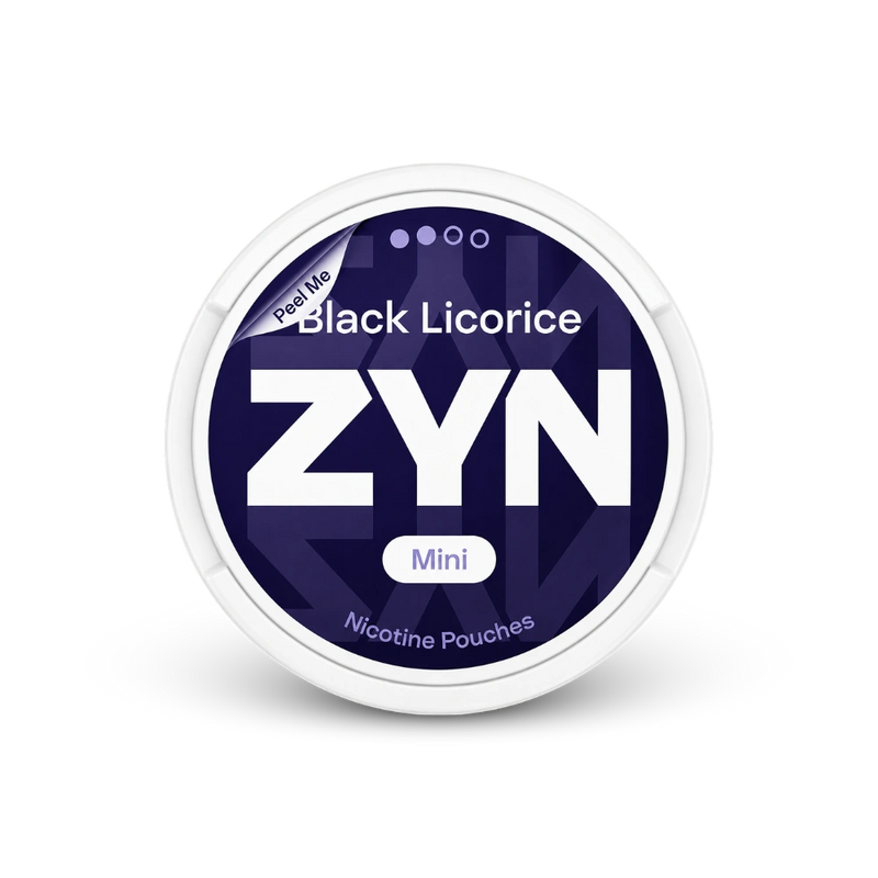 ZYN Black Licorice Mini S2 – dóza nikotínových vrecúšok