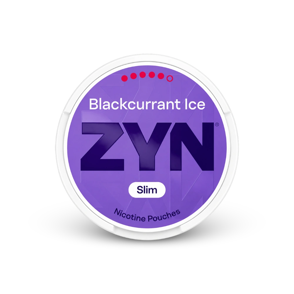 ZYN Blackcurrant Ice Slim S5 – dóza nikotínových vrecúšok