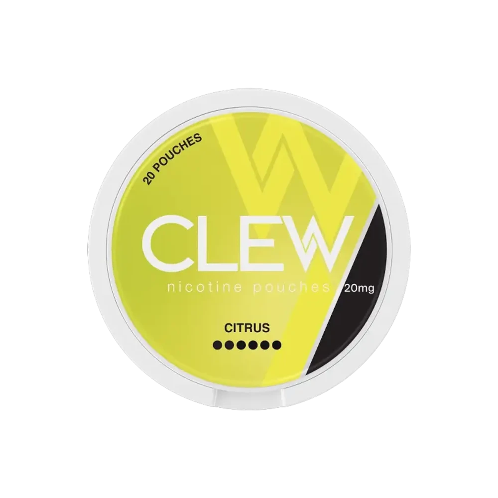 CLEW Citrus 20mg – dóza nikotínových vrecúšok