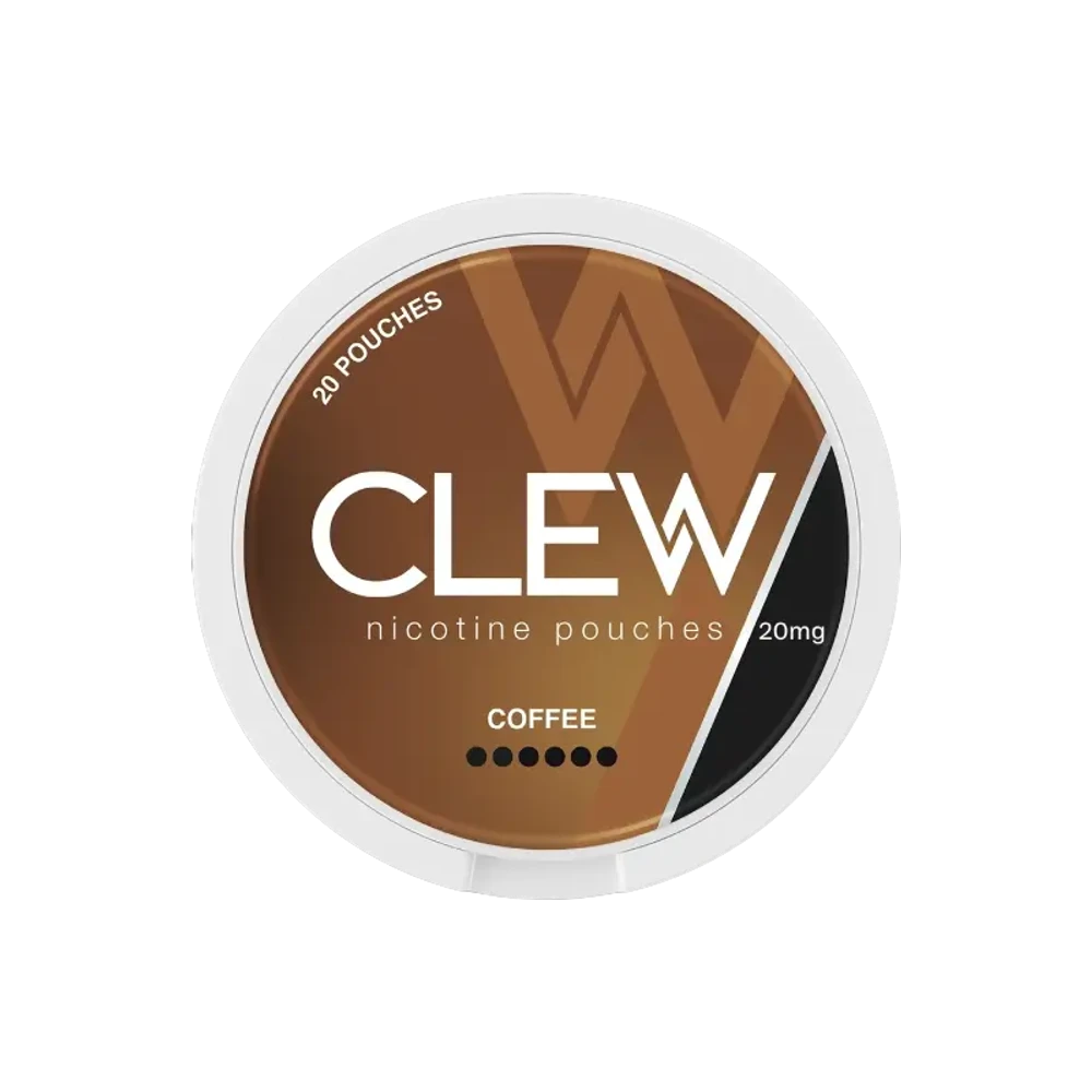 CLEW Coffee 20mg – dóza nikotínových vrecúšok