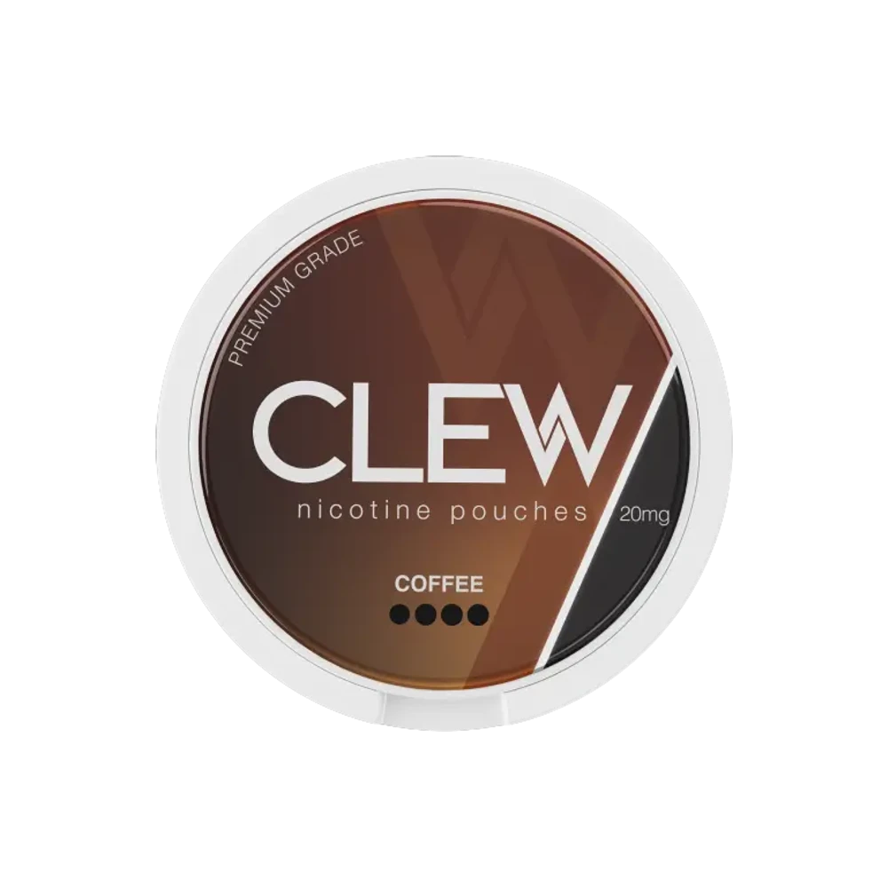 CLEW Coffee 20mg – dóza nikotínových vrecúšok