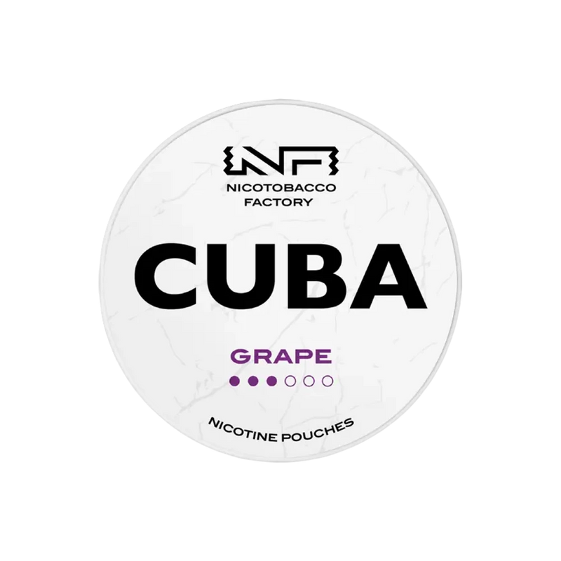 CUBA White Grape – dóza nikotínových vrecúšok