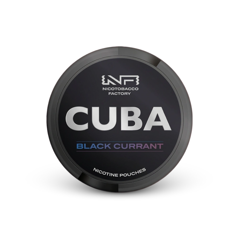 Cuba Black Black Currant – dóza nikotínových vrecúšok