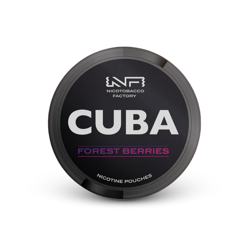 Cuba Black Forest Berries – dóza nikotínových vrecúšok