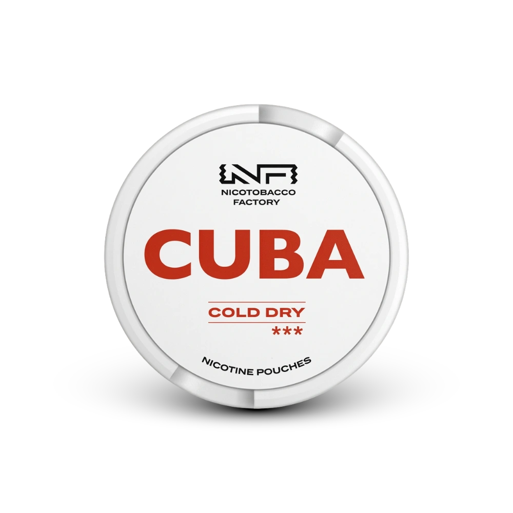 Cuba Cold Dry Medium – dóza nikotínových vrecúšok