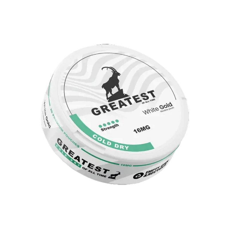 Greatest Cold Dry 16mg – dóza nikotínových vrecúšok