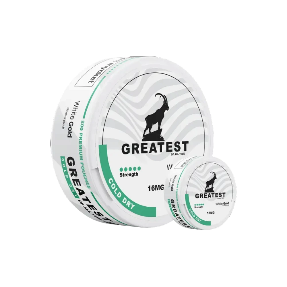 Greatest Mega Can Cold Dry – dóza nikotínových vrecúšok