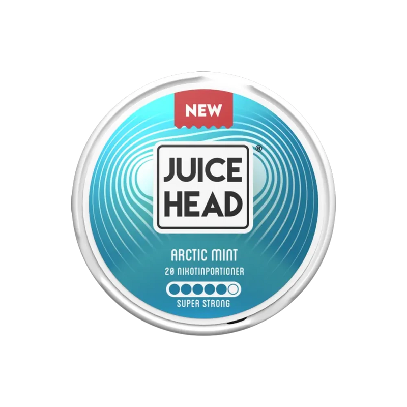 Juice Head Arctic Mint Super Strong (SE) – dóza nikotínových vrecúšok