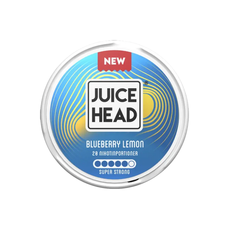 Juice Head Blueberry Lemon Super Strong (SE) – dóza nikotínových vrecúšok