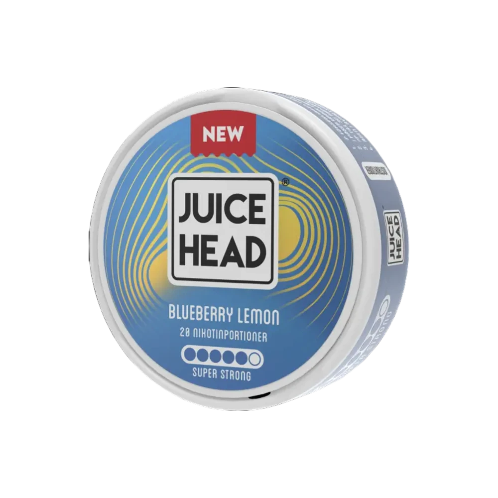 Juice Head Blueberry Lemon Super Strong (SE) – dóza nikotínových vrecúšok