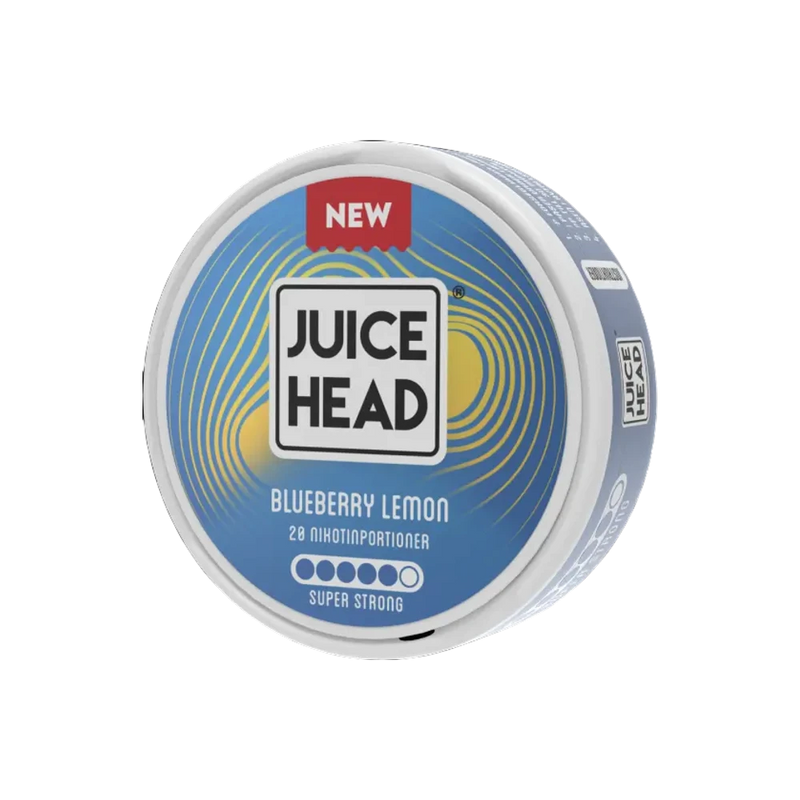 Juice Head Blueberry Lemon Super Strong (SE) – dóza nikotínových vrecúšok