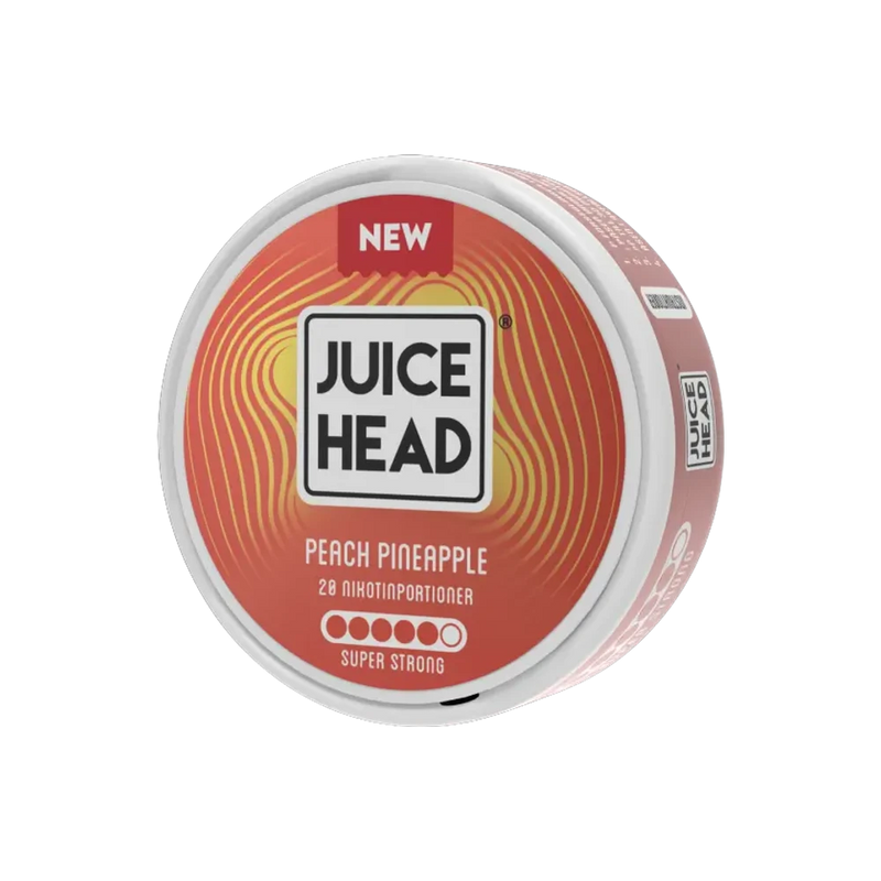 Juice Head Peach Pineapple Super Strong (SE) – dóza nikotínových vrecúšok