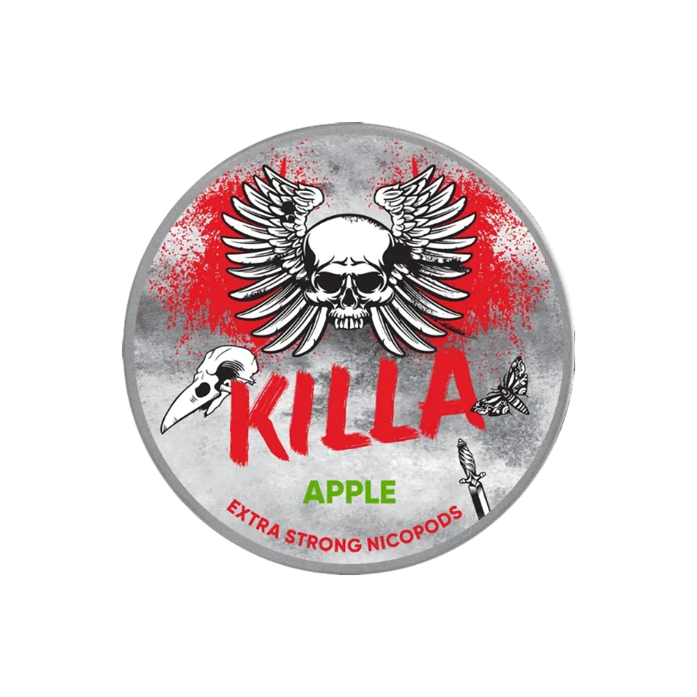KILLA Apple Slim Extra Strong – dóza nikotínových vrecúšok