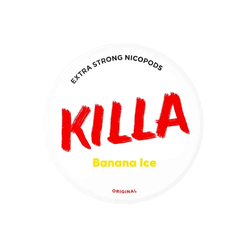 KILLA Banana Ice Slim Extra Strong – dóza nikotínových vrecúšok