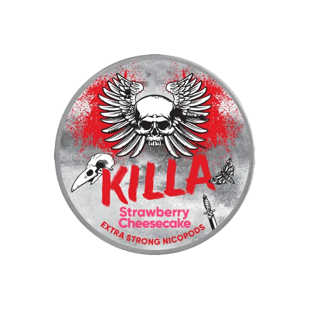 KILLA Strawberry Cheesecake – dóza nikotínových vrecúšok