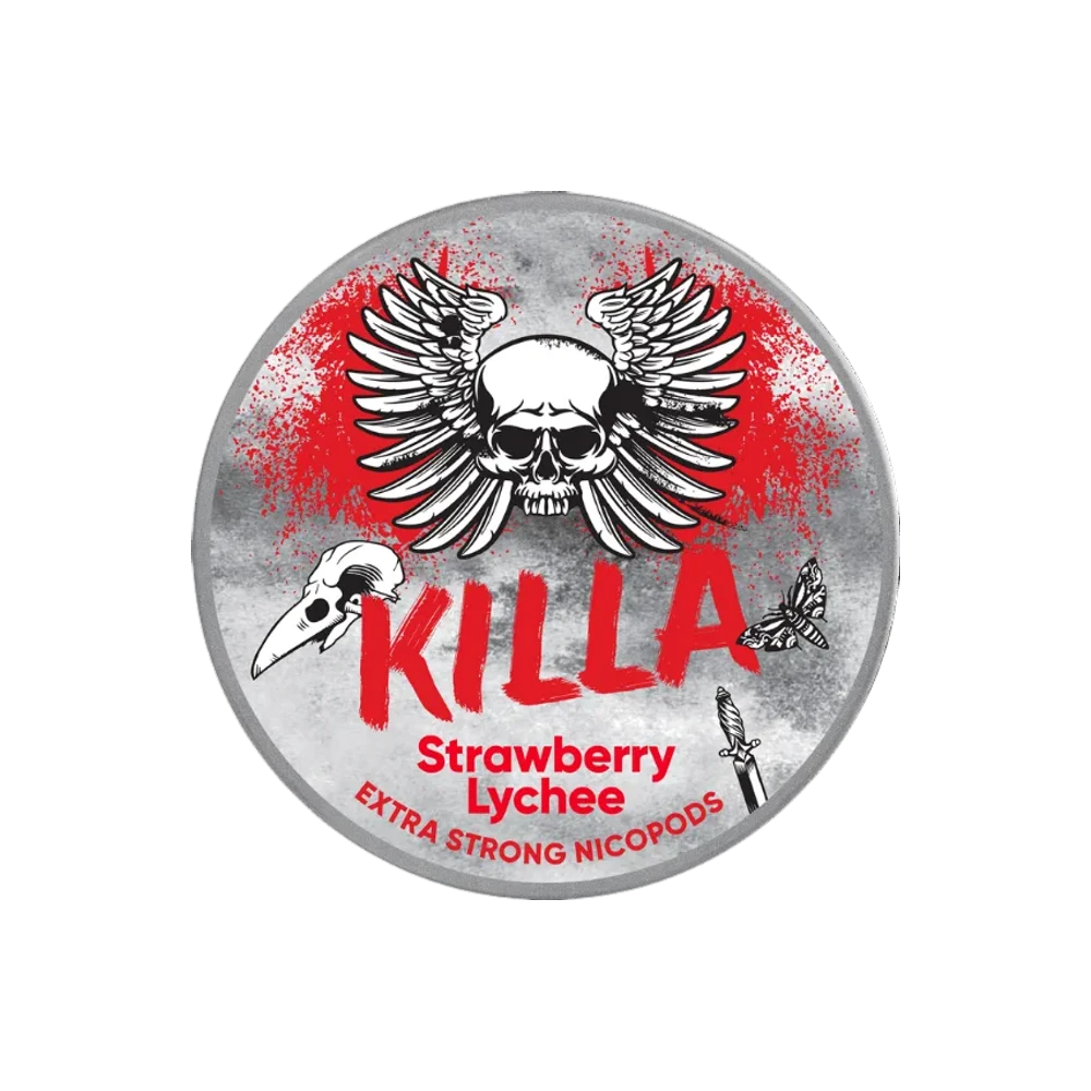 KILLA Strawberry Lychee – dóza nikotínových vrecúšok