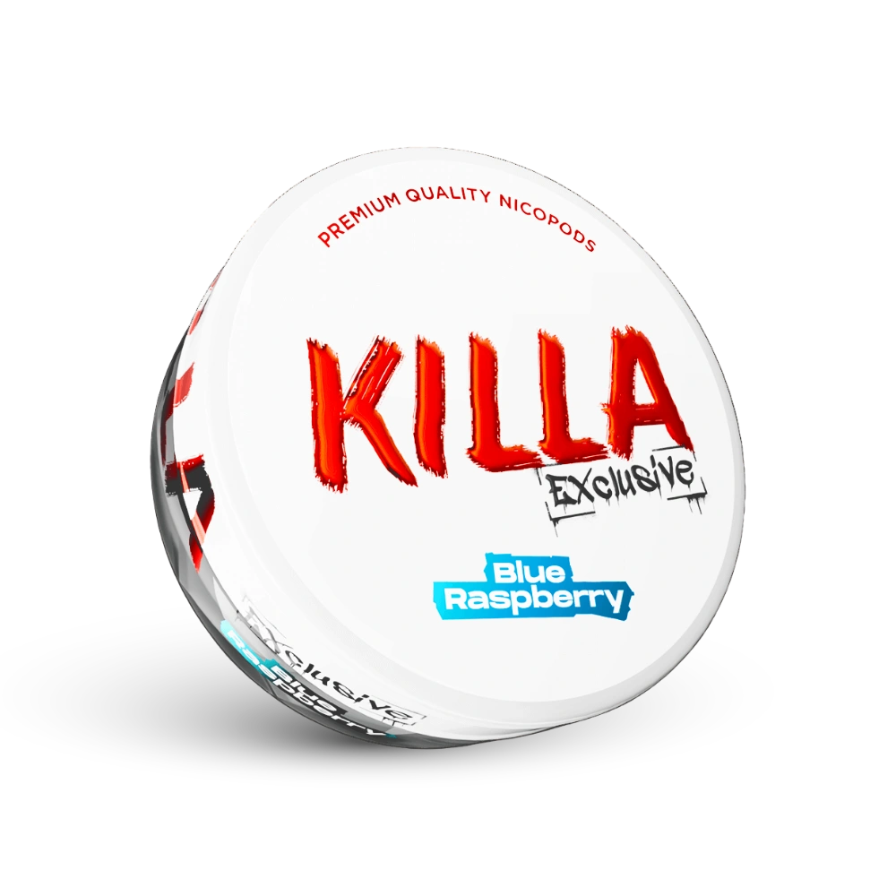 Killa Exclusive Blue Raspberry – nikotínové vrecúška bez tabaku