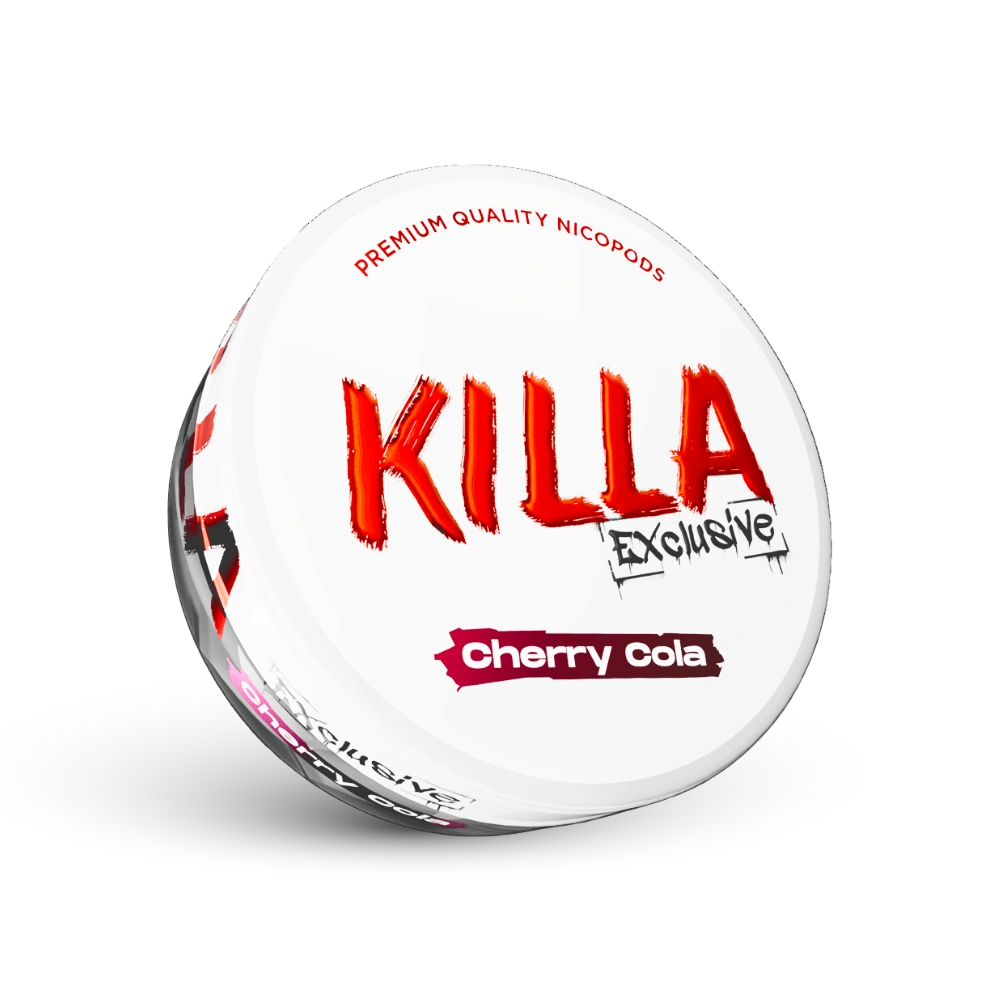 Killa Exclusive Cherry Cola – nikotínové vrecúška bez tabaku