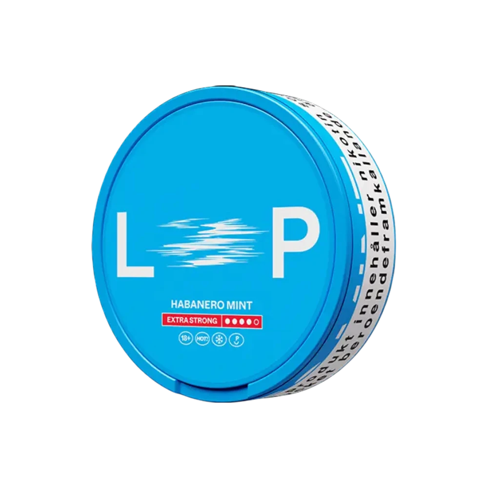 LOOP Habanero Mint Extra Strong – dóza nikotínových vrecúšok