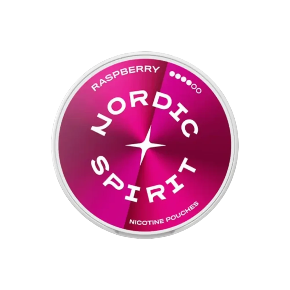 Nordic Spirit Raspberry Extra Strong – dóza nikotínových vrecúšok