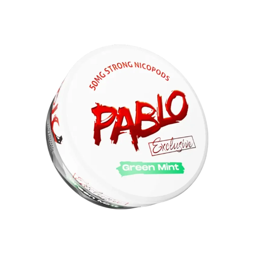 Pablo Exclusive Green Mint 50mg – dóza nikotínových vrecúšok