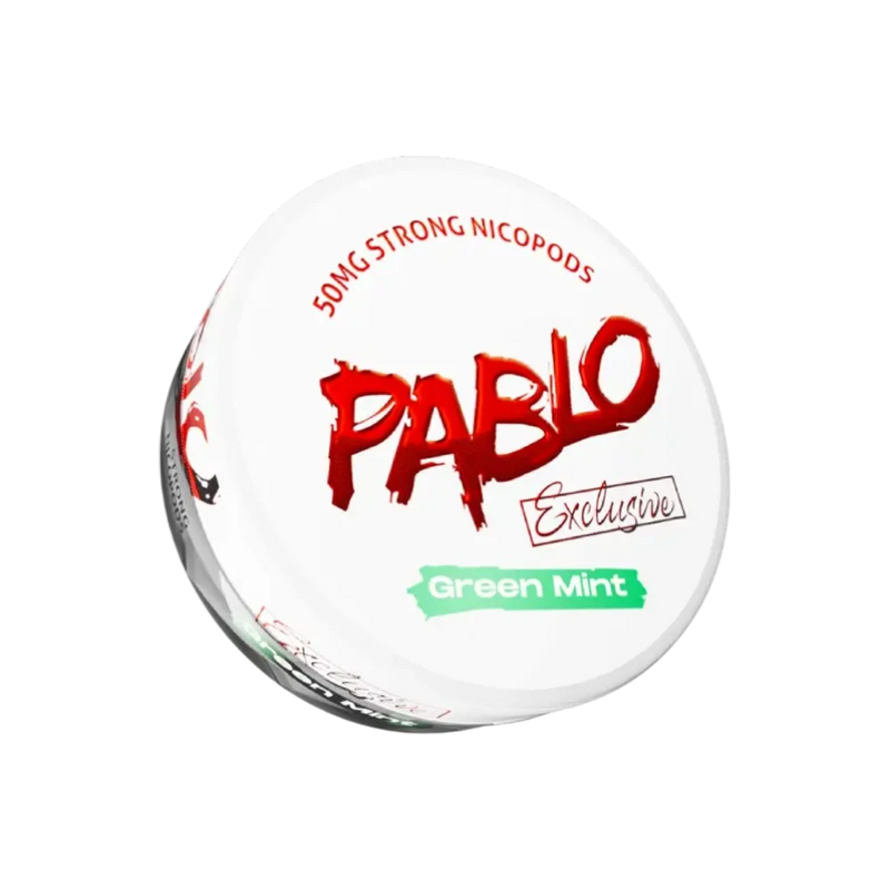 Pablo Exclusive Green Mint 50mg – dóza nikotínových vrecúšok