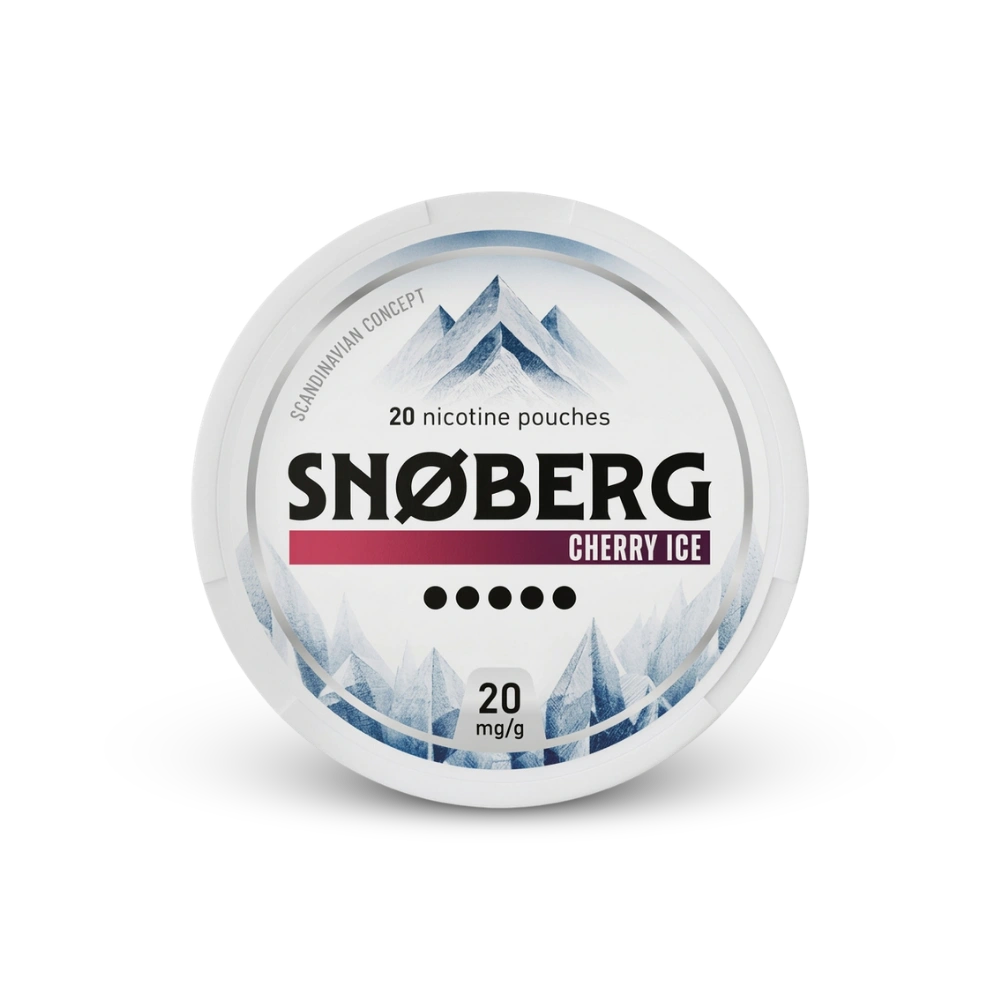 SNOBERG Cherry Ice 13mg – dóza nikotínových vrecúšok