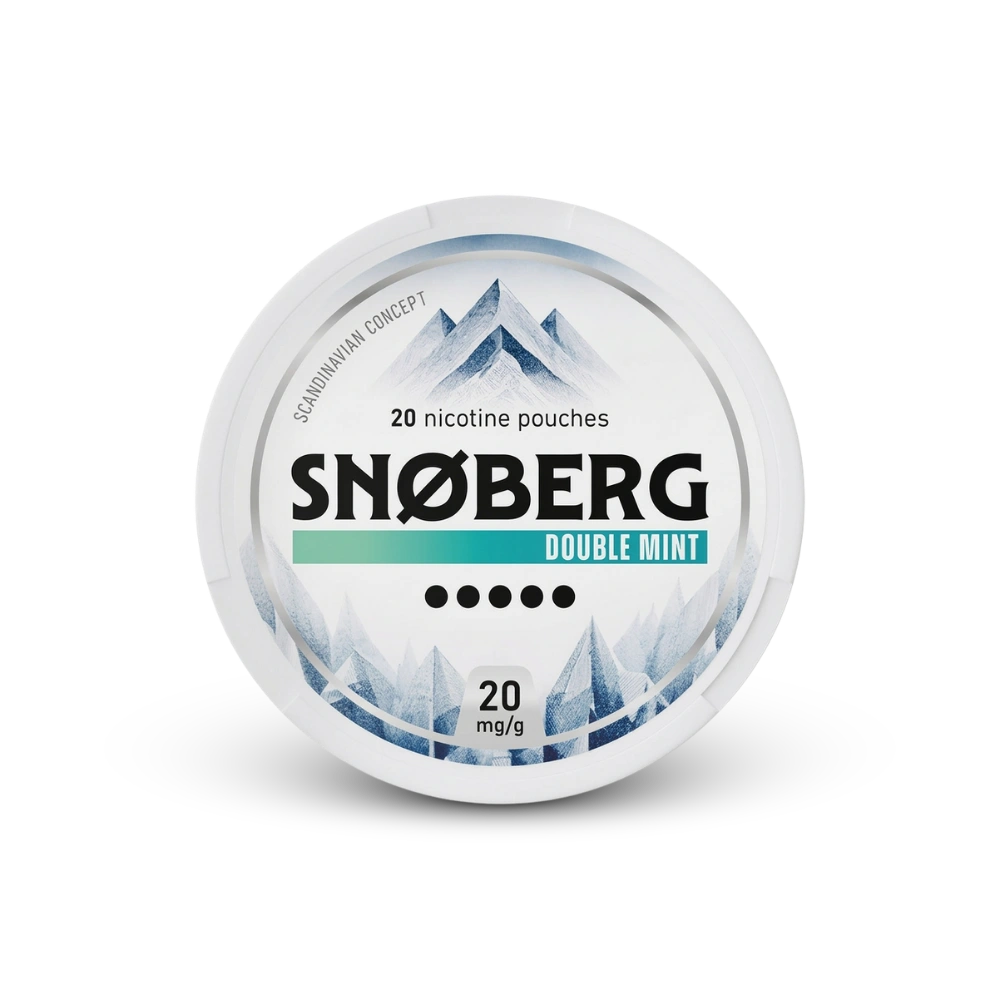 SNOBERG Double Mint 13mg – dóza nikotínových vrecúšok