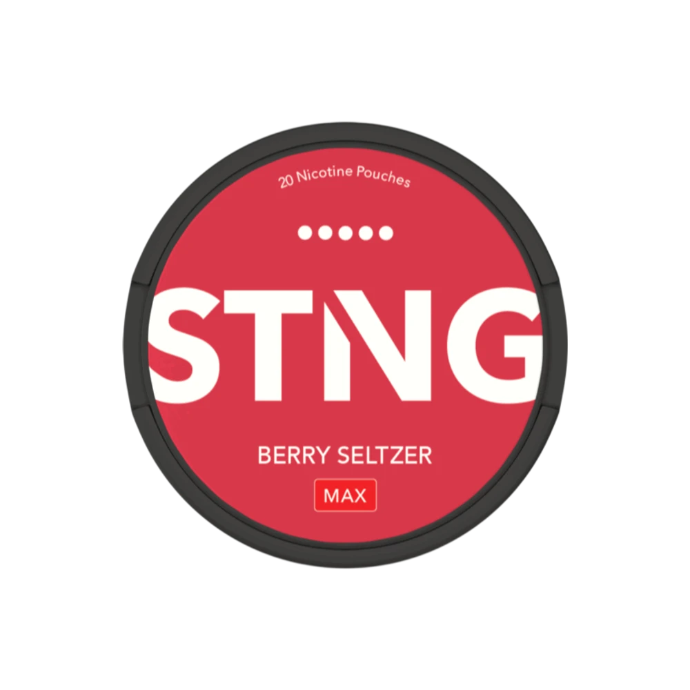STNG Berry Seltzer MAX (EN) – dóza nikotínových vrecúšok