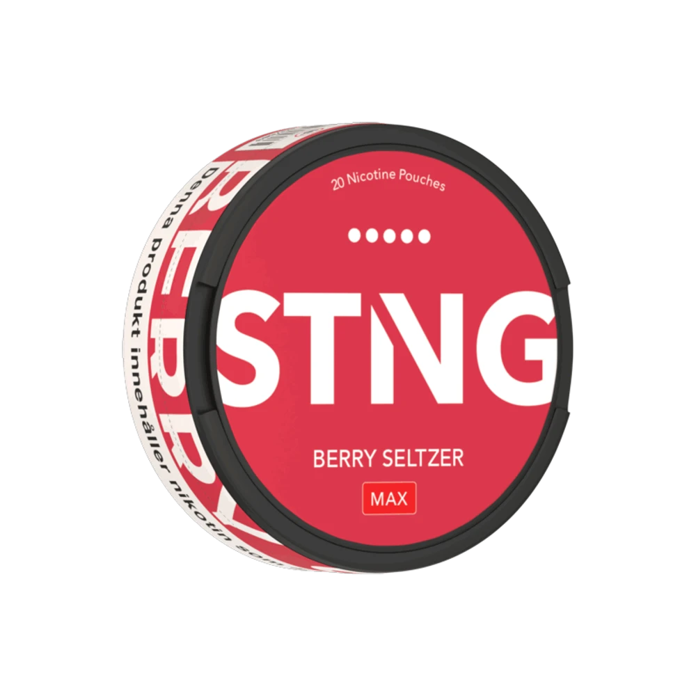 STNG Berry Seltzer MAX (EN) – dóza nikotínových vrecúšok