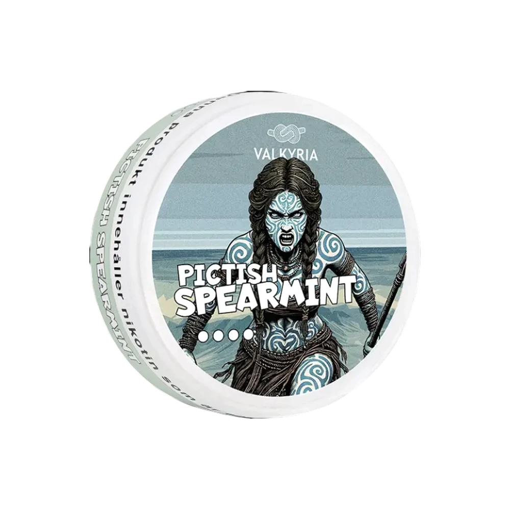 Valkyria Pictish Spearmint Strong – dóza nikotínových vrecúšok