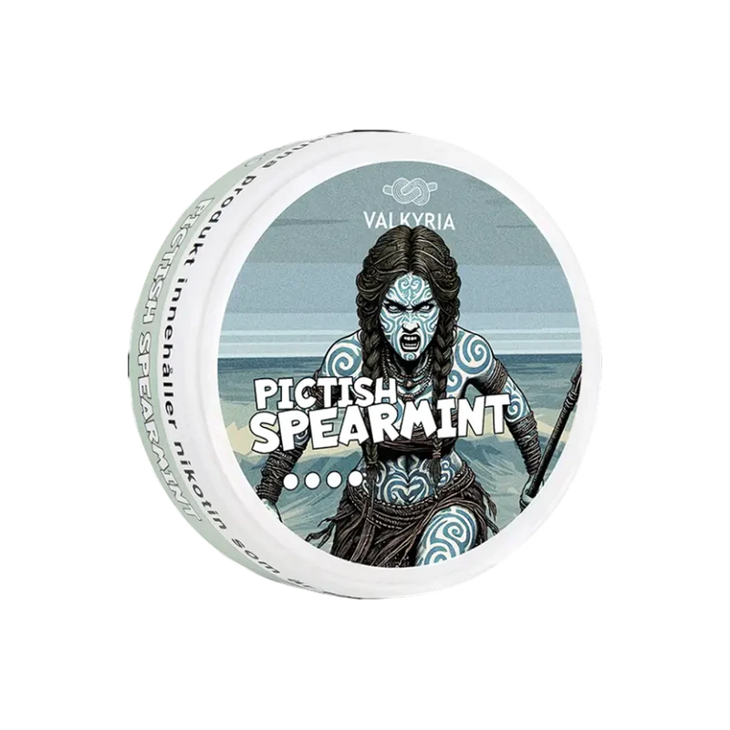 Valkyria Pictish Spearmint Strong – dóza nikotínových vrecúšok