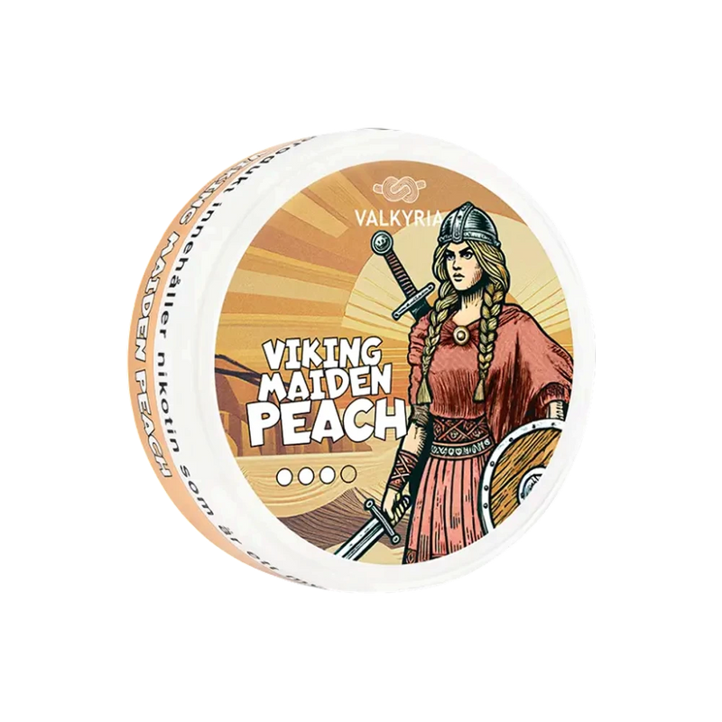 Valkyria Viking Maiden Peach Regular – dóza nikotínových vrecúšok