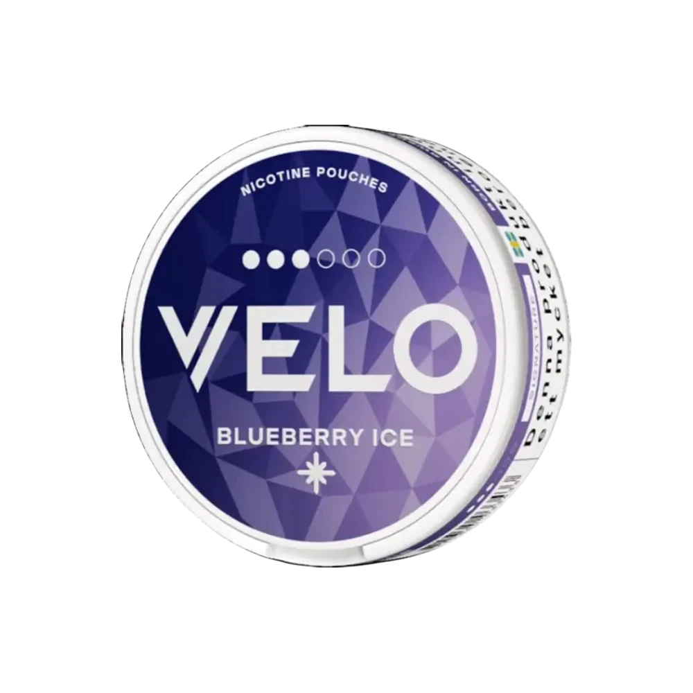 VELO Blueberry Ice Slim – dóza nikotínových vrecúšok