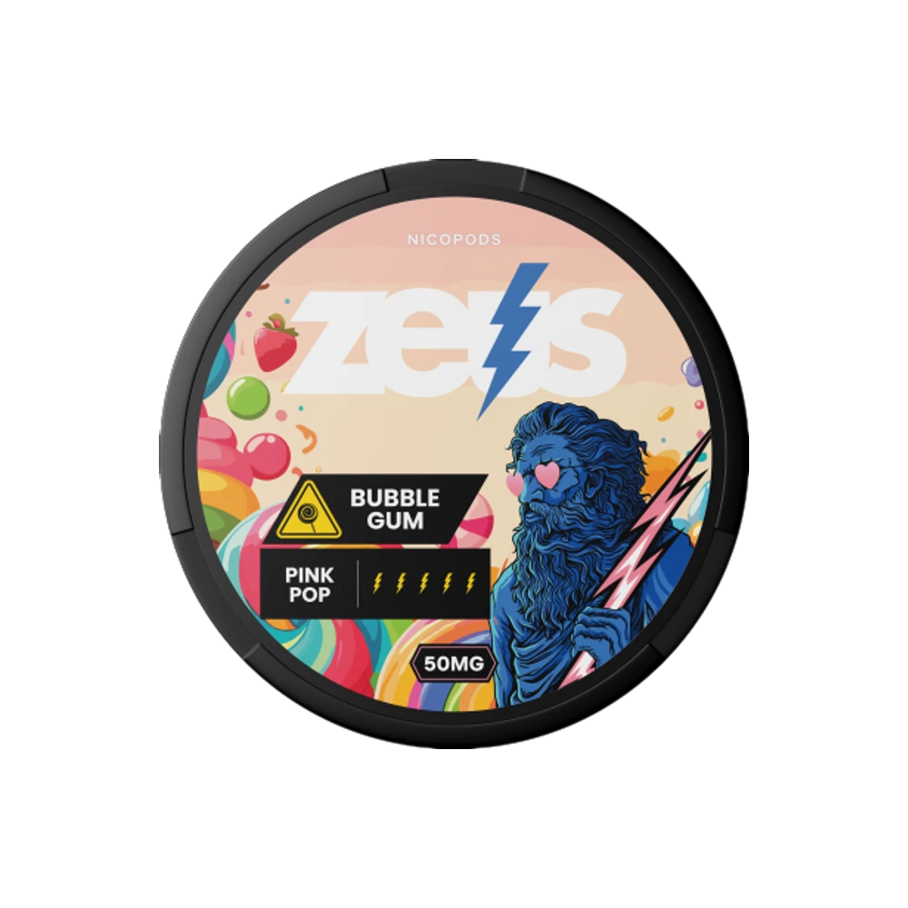 Zeus Bubblegum 50mg – nikotínové vrecúška bez tabaku