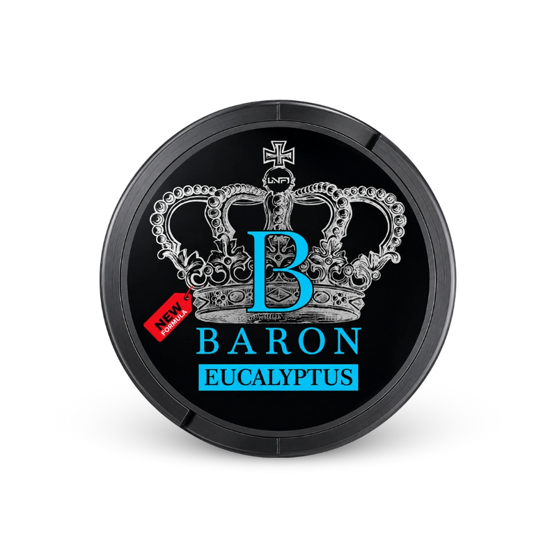 Baron Eucalyptus – dóza nikotínových vrecúšok