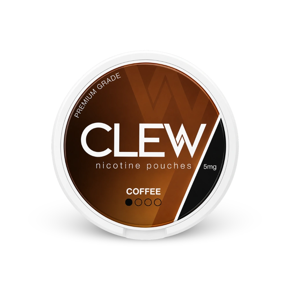 CLEW Coffee 5mg – dóza nikotínových vrecúšok