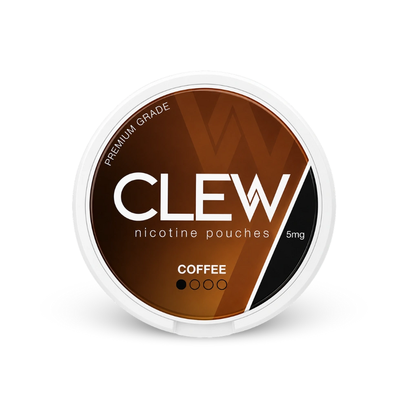 CLEW Coffee 5mg – dóza nikotínových vrecúšok