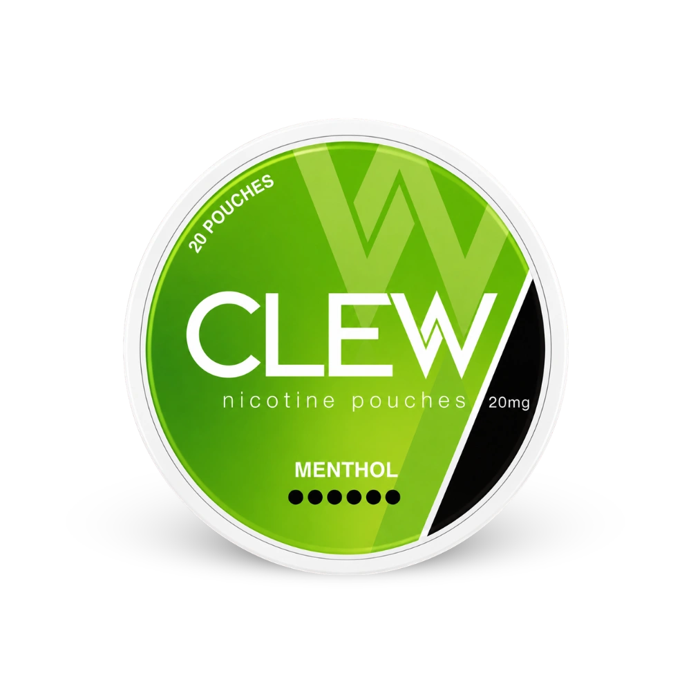 CLEW Menthol 20mg – dóza nikotínových vrecúšok