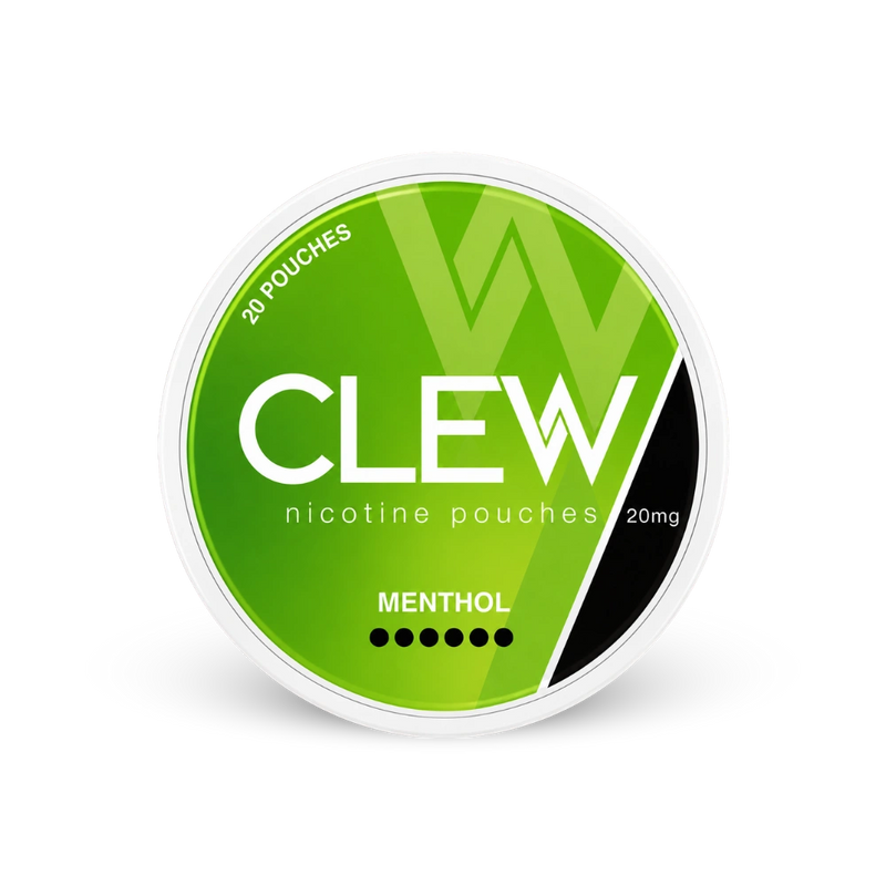 CLEW Menthol 20mg – dóza nikotínových vrecúšok