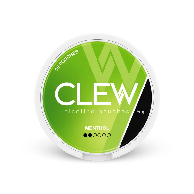 CLEW Menthol 5mg – dóza nikotínových vrecúšok