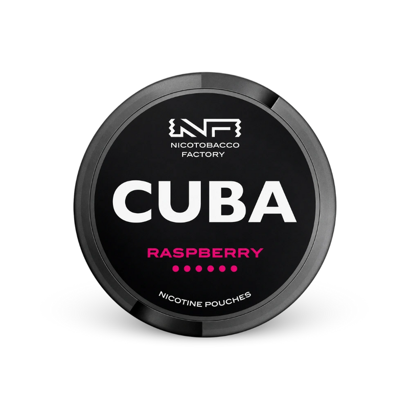 CUBA Black Raspberry – dóza nikotínových vrecúšok