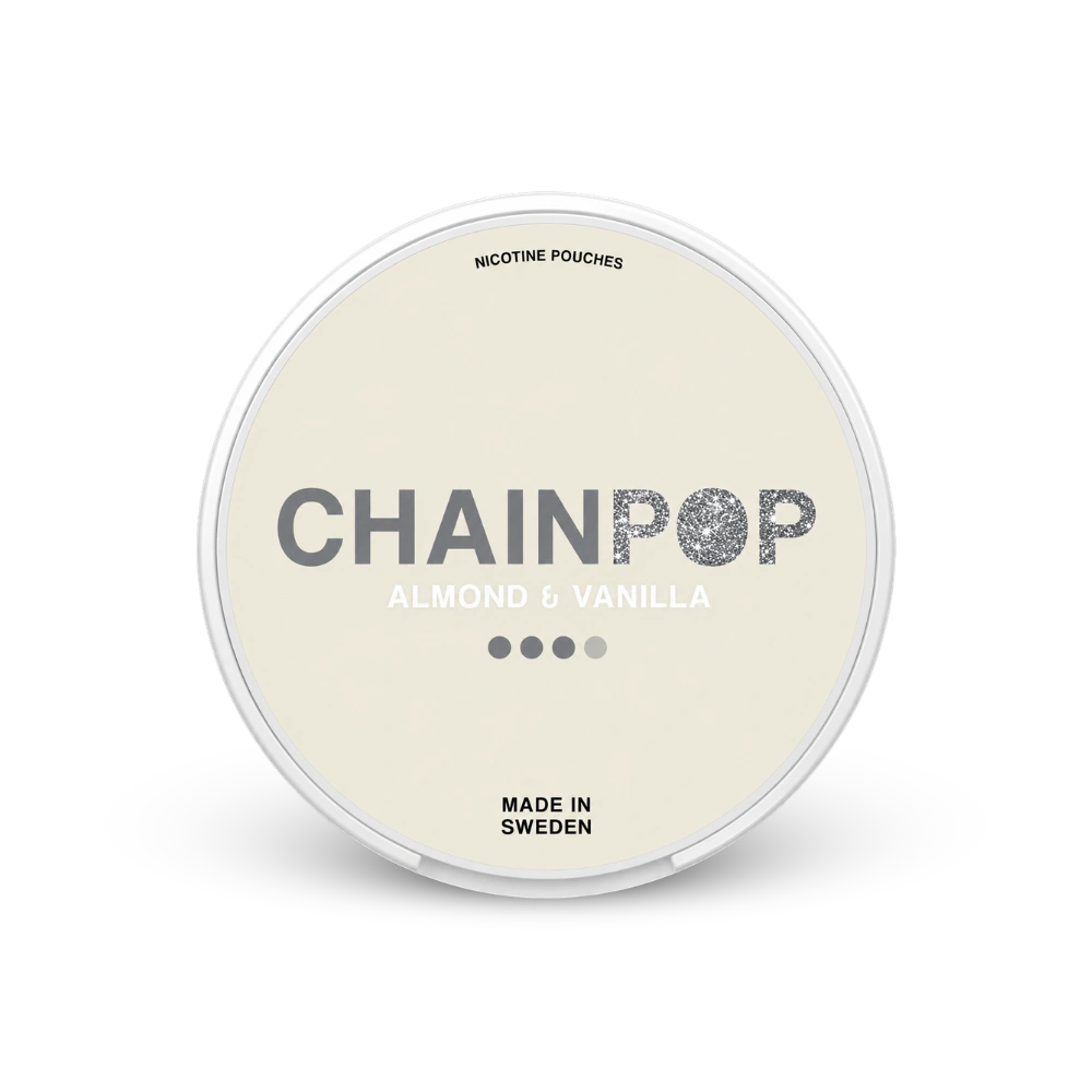 Chainpop Almond & Vanilla – dóza nikotínových vrecúšok