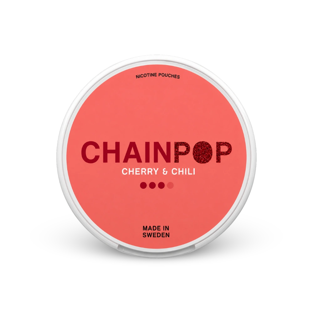 Chainpop Cherry & Chili – dóza nikotínových vrecúšok