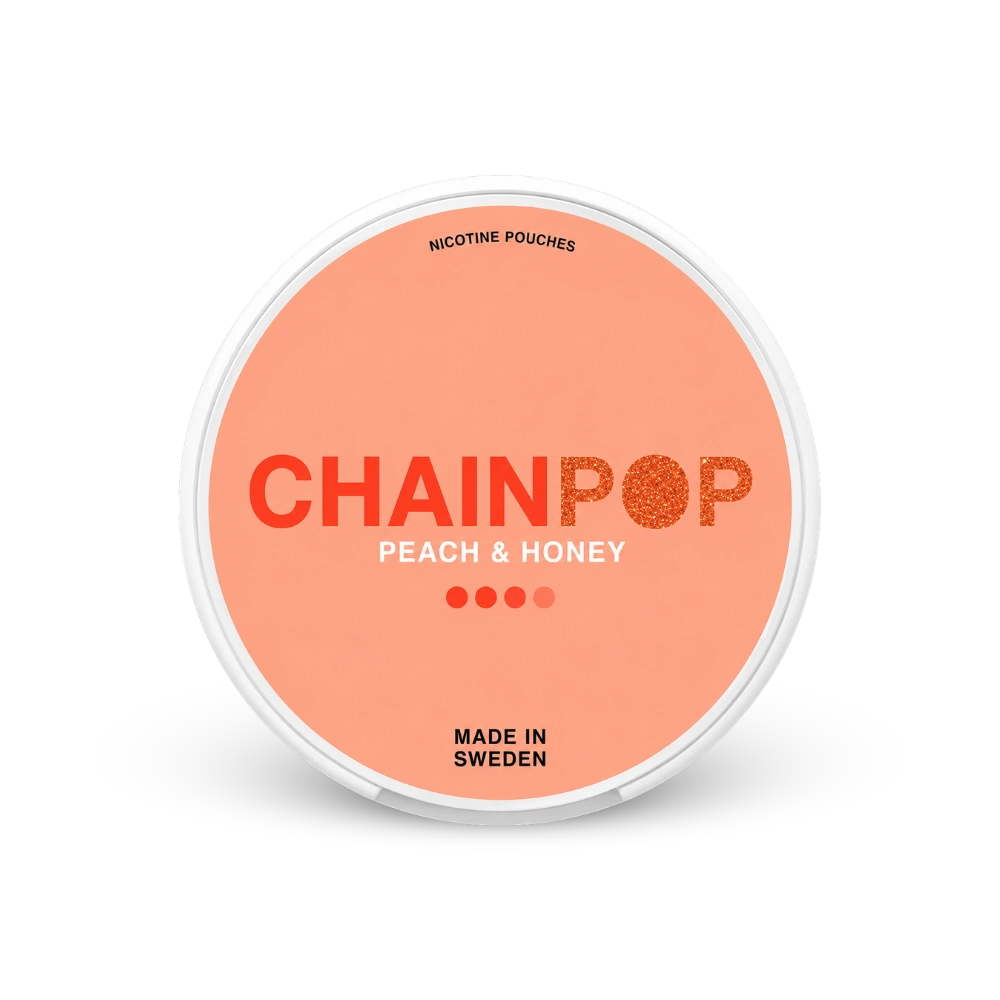 Chainpop Peach Honey – dóza nikotínových vrecúšok